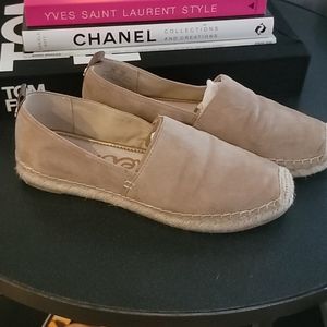 Sam Edelman Suede Espadrille Flat - Tan - Size 8